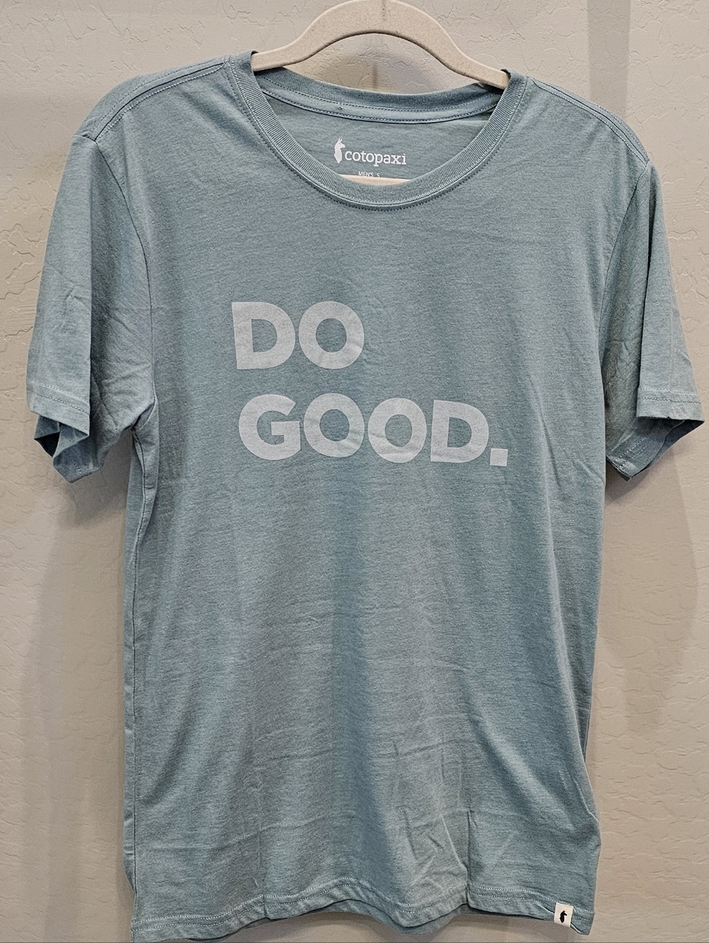 cotopaxi Seafoam Blue "DO GOOD." Graphic Tee